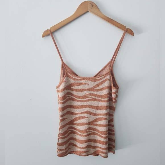 Anthropoligie Metallic Knit Tank Top - Picture 6 of 7